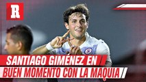 Santiago Giménez está cumpliendo las expectativas en Cruz Azul aseguró Siboldi