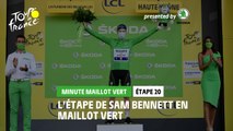 #TDF2020 - Étape 20 / Stage 20 - Škoda Green Jersey Minute / Minute Maillot Vert