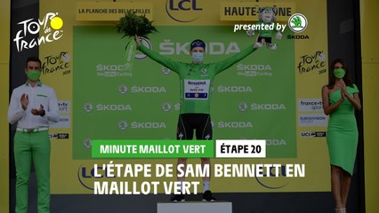 #TDF2020 - Étape 20 / Stage 20 - Škoda Green Jersey Minute / Minute Maillot Vert