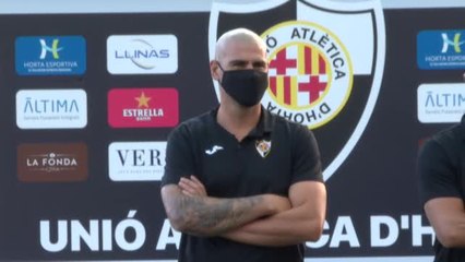 Víctor Valdés, presentado como entrenador del Unió Atlètica d'Horta