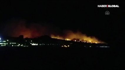 Balıkesir Ayvalık'ta orman yangını!