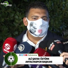 Ali Şafak Öztürk: "2. yarıdaki futbolla galibiyete yakın olan bizdik"