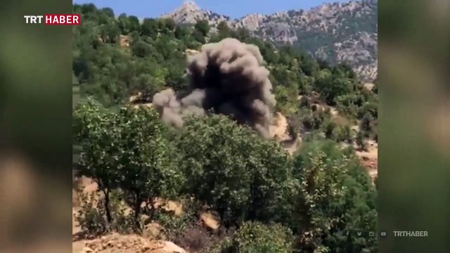 Bitlis'te PKK'lı teröristlere ait 3 el yapımı patlayıcı imha edildi