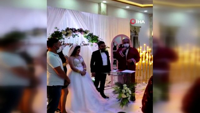 Nikahta damada arkadaşlarından şok sürpriz