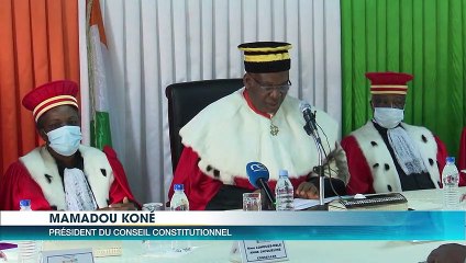 Présidentielle 2020 :  Siaka Bamba (Représentant du PDCI)  ne s'est pas présenté pour prêter serment.