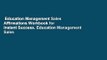 Education Management Sales Affirmations Workbook for Instant Success. Education Management Sales