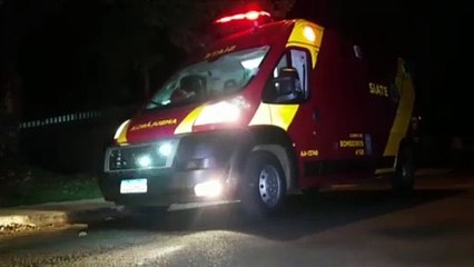 Idosa de 73 anos é socorrida pelo Siate após sofrer queda em casa no Clarito