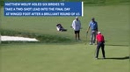 Reed crumbles as Wolff takes two-shot lead into final day