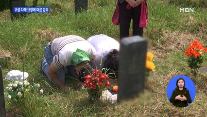"조상님 일찍 왔어요"…귀성 자제 요청에 이른 성묘 행렬
