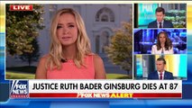 Kayleigh McEnany- Right now Trump is honoring the life of Ruth Bader Ginsburg