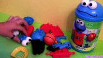 KNEX Cookie Monster Eating Cars Lightning McQueen Angry Birds Mater Basketball Playset cartoys