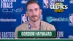 Gordon Hayward Postgame Interview | NOT Leaving Bubble for Birth | Celtics vs Heat Game 3