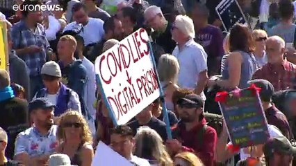 Anti-Corona-Demos in London und Bukarest