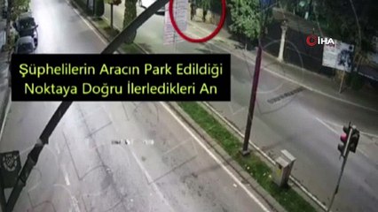 Hırsızlar önce kameralara sonra da polise yakalandı