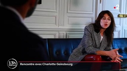 Charlotte Gainsbourg, invitée dans le 13h de France 2. Le 19 septembre 2020.
