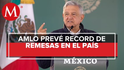 México espera la llegada de 40 mil mdd por remesas: AMLO