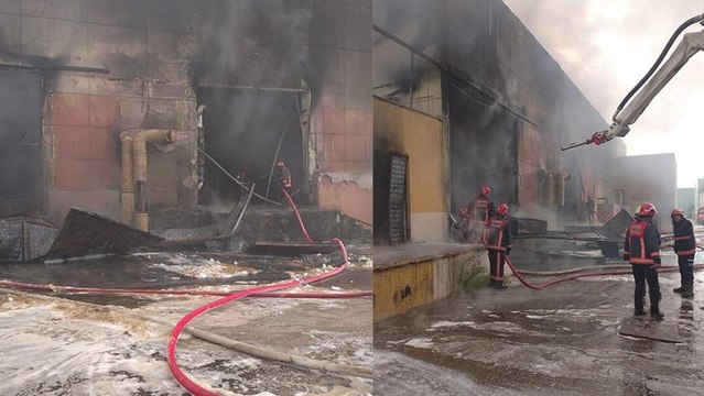 Fabrikanın kazan dairesinde patlama 2 işçi yaralı