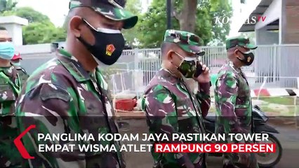 TNI Cek Wisma Atlet Tower 4 Siap Ditempati