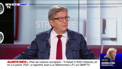Coronavirus: pour Jean-Luc Mélenchon "la France ne peut pas vivre dans des querelles exagérées permanentes, plus l'état angoisse sur sa propre santé"