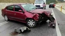 Bursa’da otomobil tıra arkadan çarptı: 4 yaralı