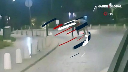Sokak ortasında böyle kavga ettiler
