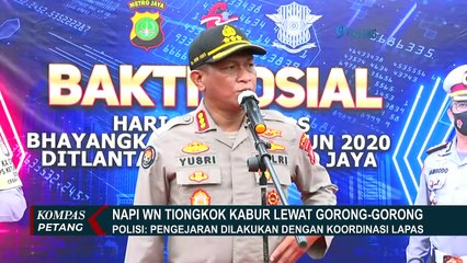 Download Video: Terekam CCTV, Ini Detik-Detik Terpidana Mati Kasus Narkoba Asal China Kabur dari Lapas