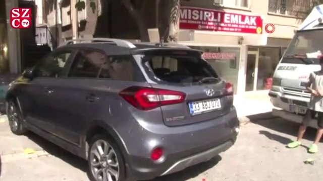 Şanlıurfa’da eline demir levyeyi alan kadın 21 aracın camını kırdı