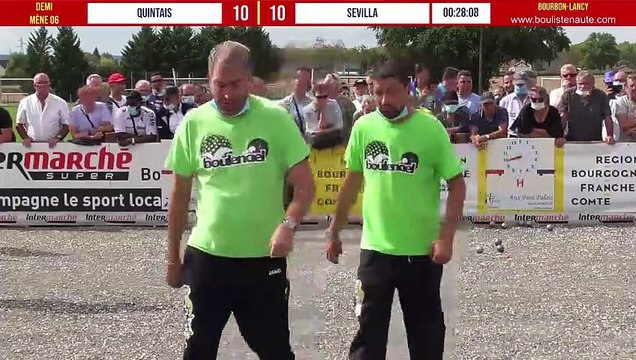 National à pétanque de Bourbon-Lancy 2020 : Demi-finale QUINTAIS vs SEVILLA