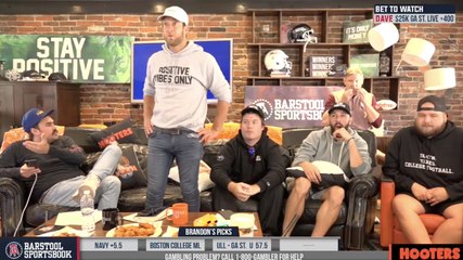 Full Replay: College Football Early Afternoon Games at the Barstool Sportsbook House