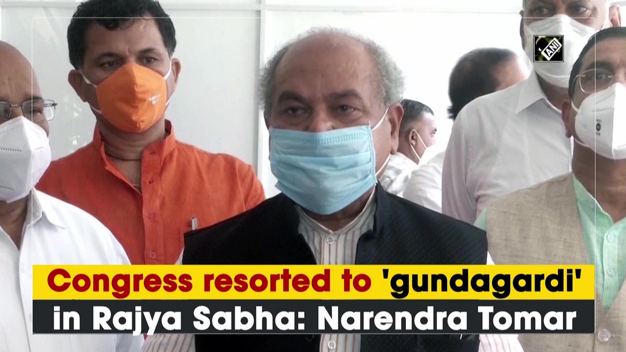 Congress resorted to 'gundagardi' in Rajya Sabha: Narendra Tomar