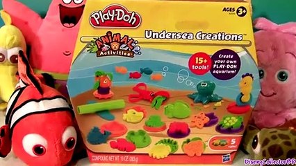 Play Doh Undersea Creations Hungry Hungry Hippo Eats Nemo Octopus Ocean Animals Disney Finding Nemo