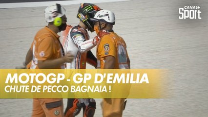 Chute de Pecco Bagnaia !
