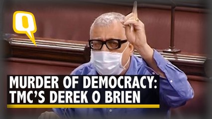 Derek O’Brien Tries Ripping Rule Book Amid Farm Bills Debate in RS