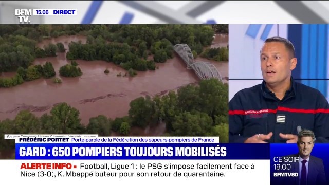 Les secours sont à pied d'œuvre Deux personnes sont toujours recherchées dans le Gard après les violentes intempéries