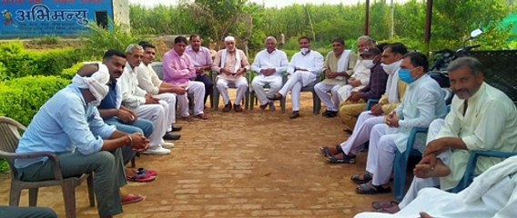 दिल्ली रोड पर रालोद की बैठक, 1 अक्टूबर को शामली तहसील पर धरना प्रदर्शन की रणनीति