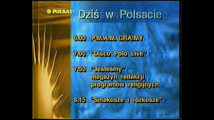 Polsat - zakończenie emisji z 30 listopada 1996 (+ urywek pa
