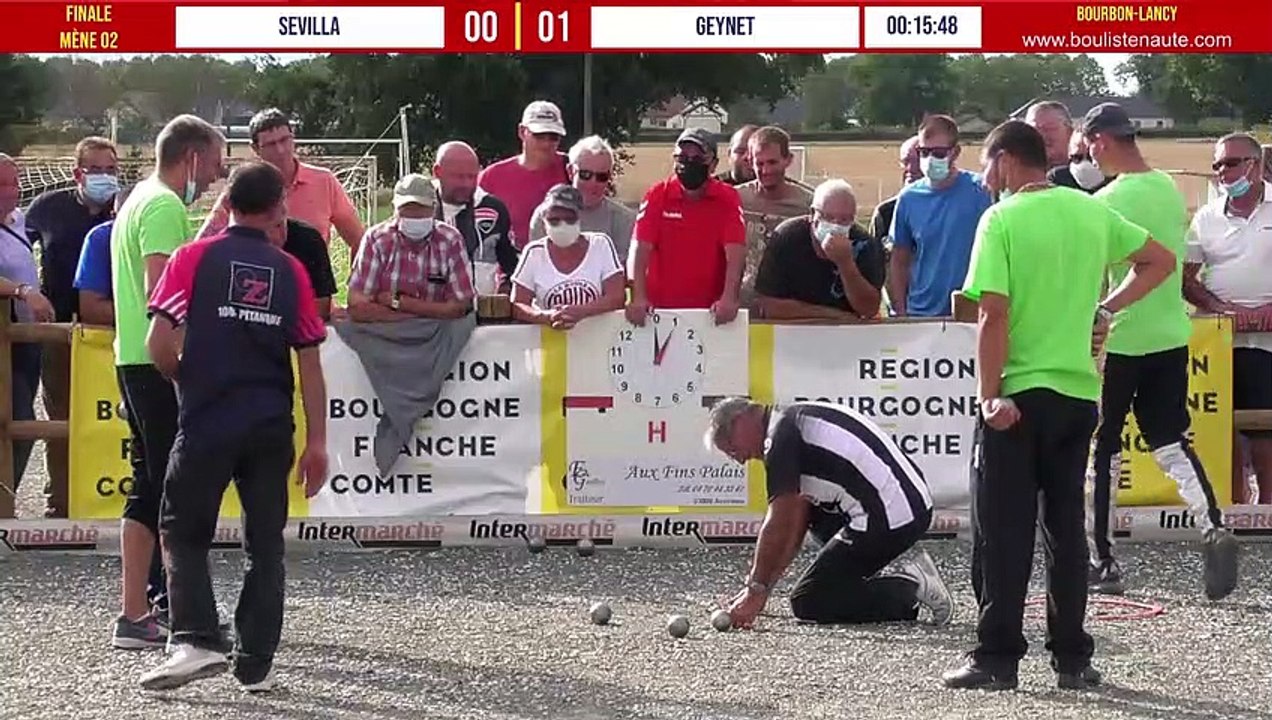 National à pétanque de Bourbon-Lancy 2020 : Finale SEVILLA vs GEYNET