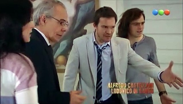 Juan Gil Navarro, Miguel Ángel Sola, Esther Goris y Peter Lanzani