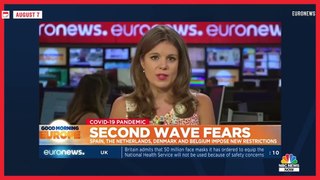 Barcelona Hospital Brings Coronavirus Patients To Beach  NBC News NOW