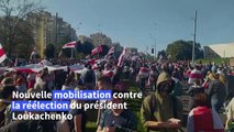 Bélarus: des dizaines de milliers de manifestants malgré la pression policière