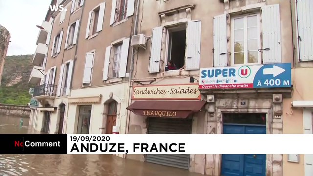 LLuvias torrenciales en el sureste de Francia causan dos desaparecidos