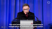 Supreme Court Justice Ruth Bader Ginsburg Is Dead