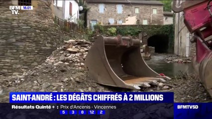 Download Video: Intempéries dans le Gard: dans la commune de Saint-André-de-Valborgne, les dégâts sont chiffrés à 2 millions d'euros