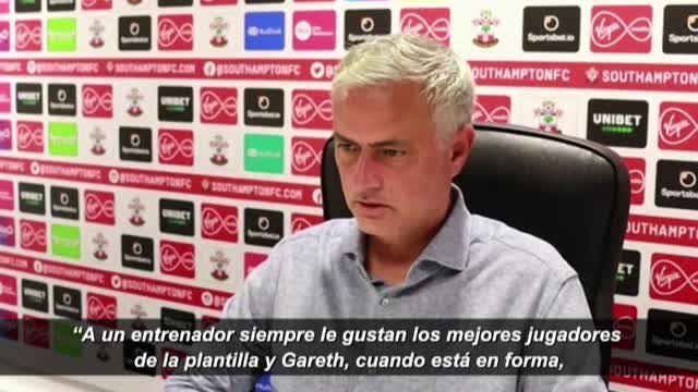 Mourinho: Gareth es uno de los mejores jugadores de Europa, cuando está en forma
