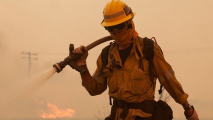 Strong Winds Fanning Flames Trigger Evacuation Of California Desert Communities
