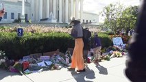 Ruth Bader Ginsburg mourners flock to Supreme Court
