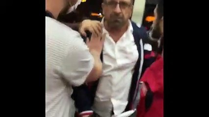 Metrobüs şoförü ile kadın yolcunun kavgası kamerada!