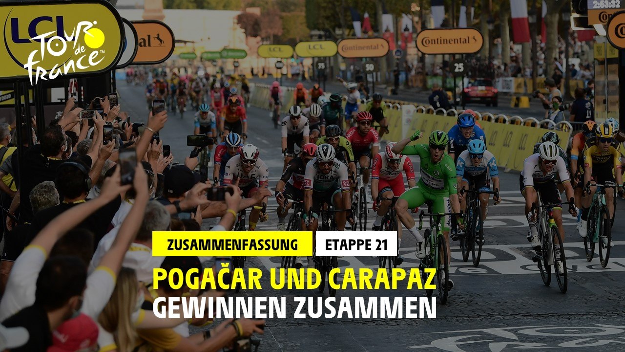 #TDF2020 - Etappe 21 - Kronung fur Bennett und Pogacar