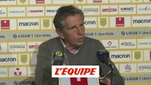 Puel : « On est un peu déçus » - Foot - L1 - Saint-Etienne