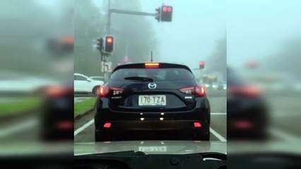 Driving Through Foggy Brisbane l Queensland Australia